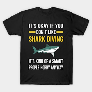 Smart People Hobby Shark Diving Diver T-Shirt